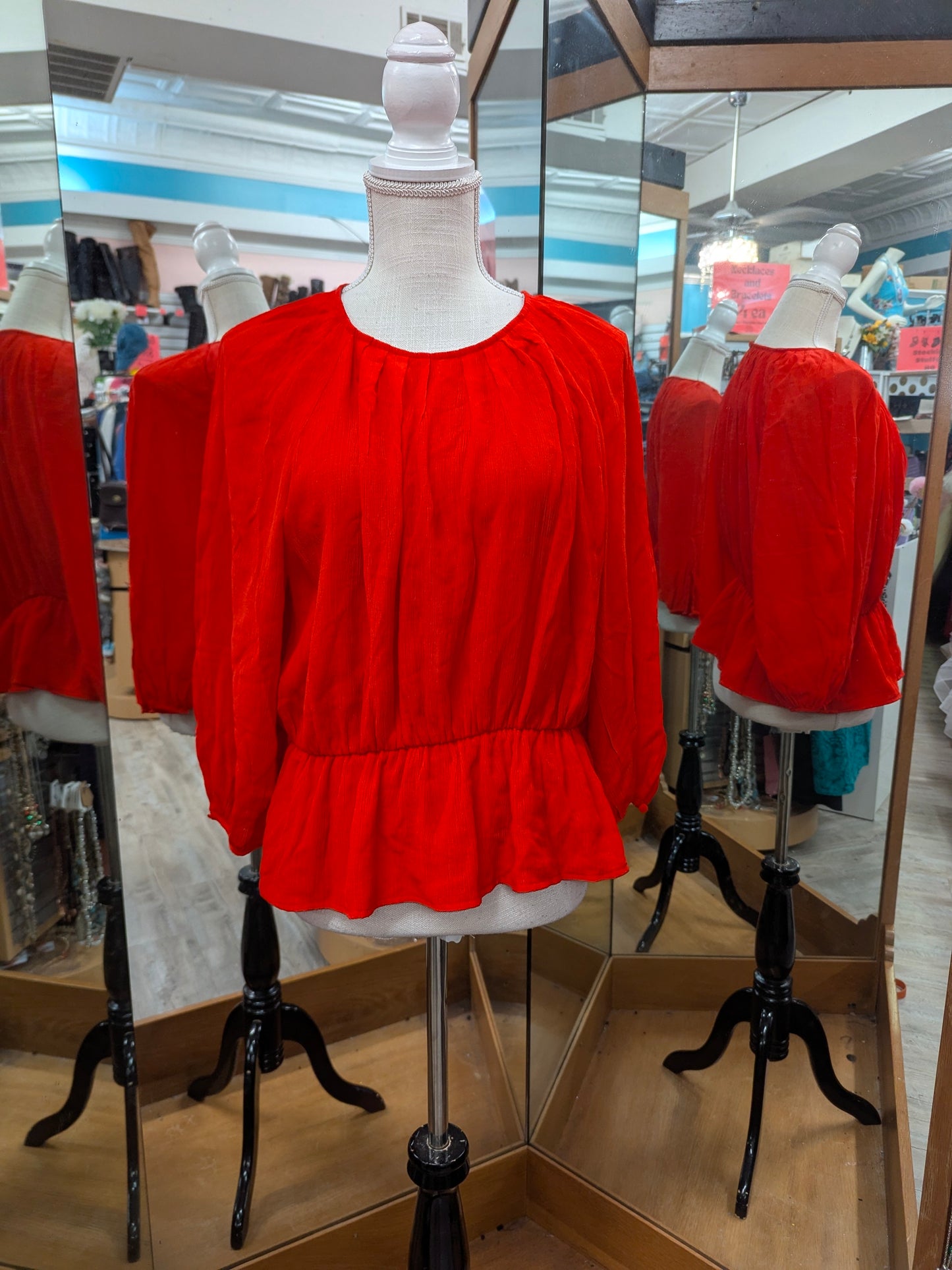 ANTONIO MELANI Blouse, Size Medium
