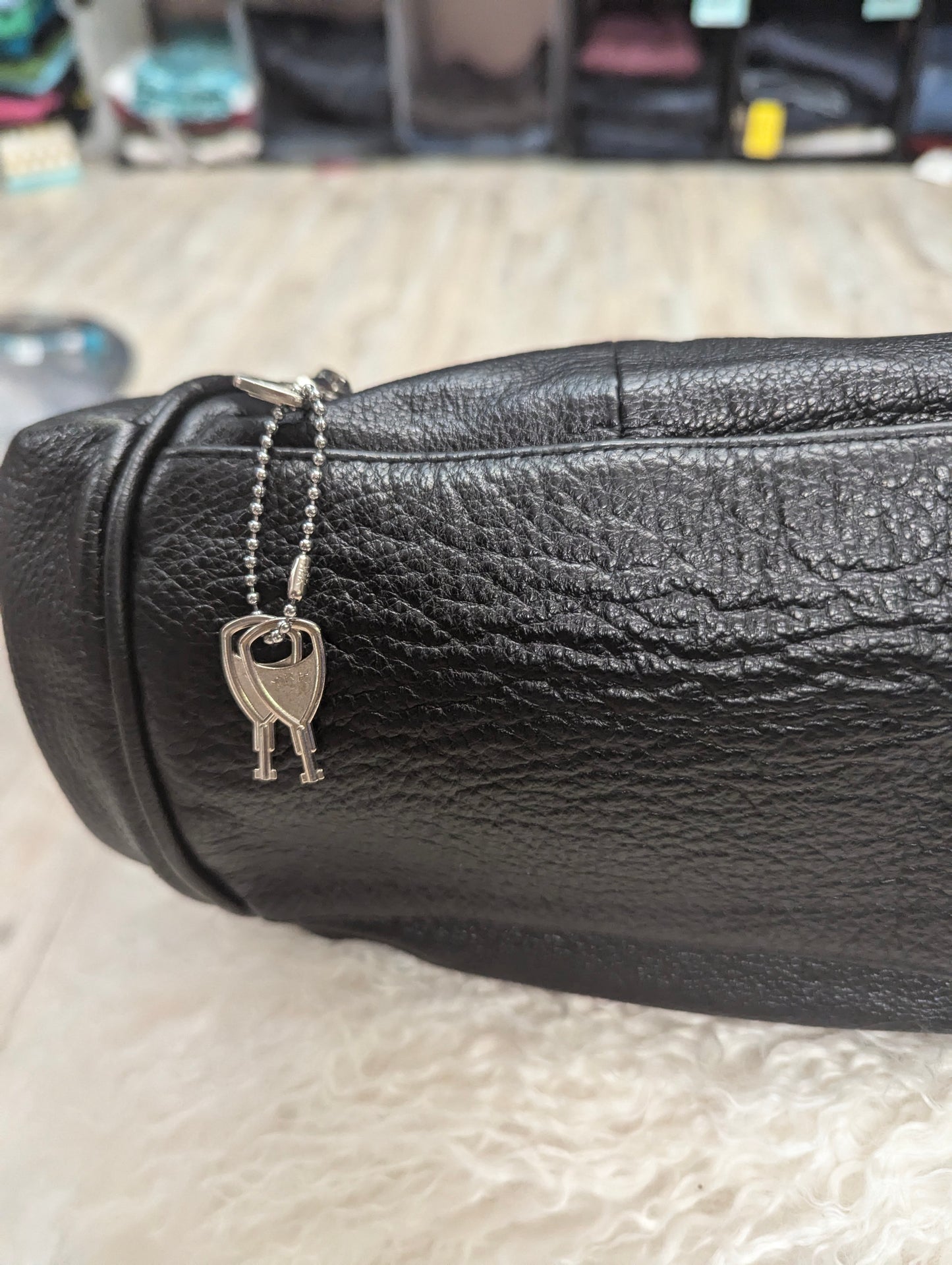 Raja Brand EUC Genuine Leather Concealed and Carry Hand Bag