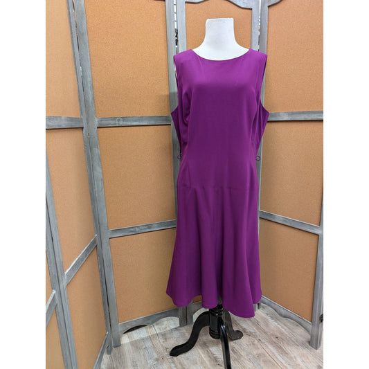 Evan Picone Purple Tank Top Dress in 16