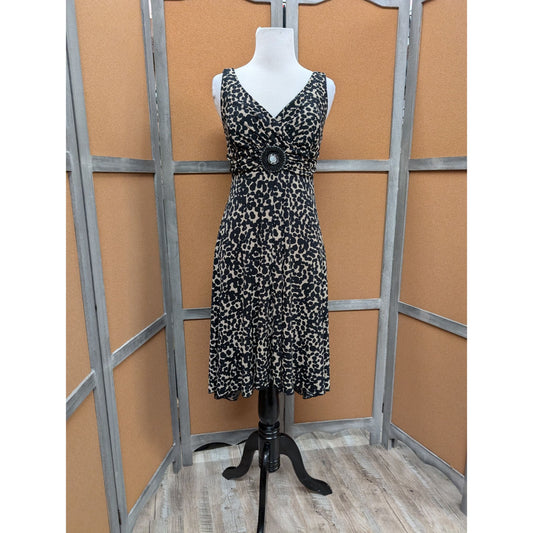 Enfocus Leopard Tank Cocktail Dress in 14