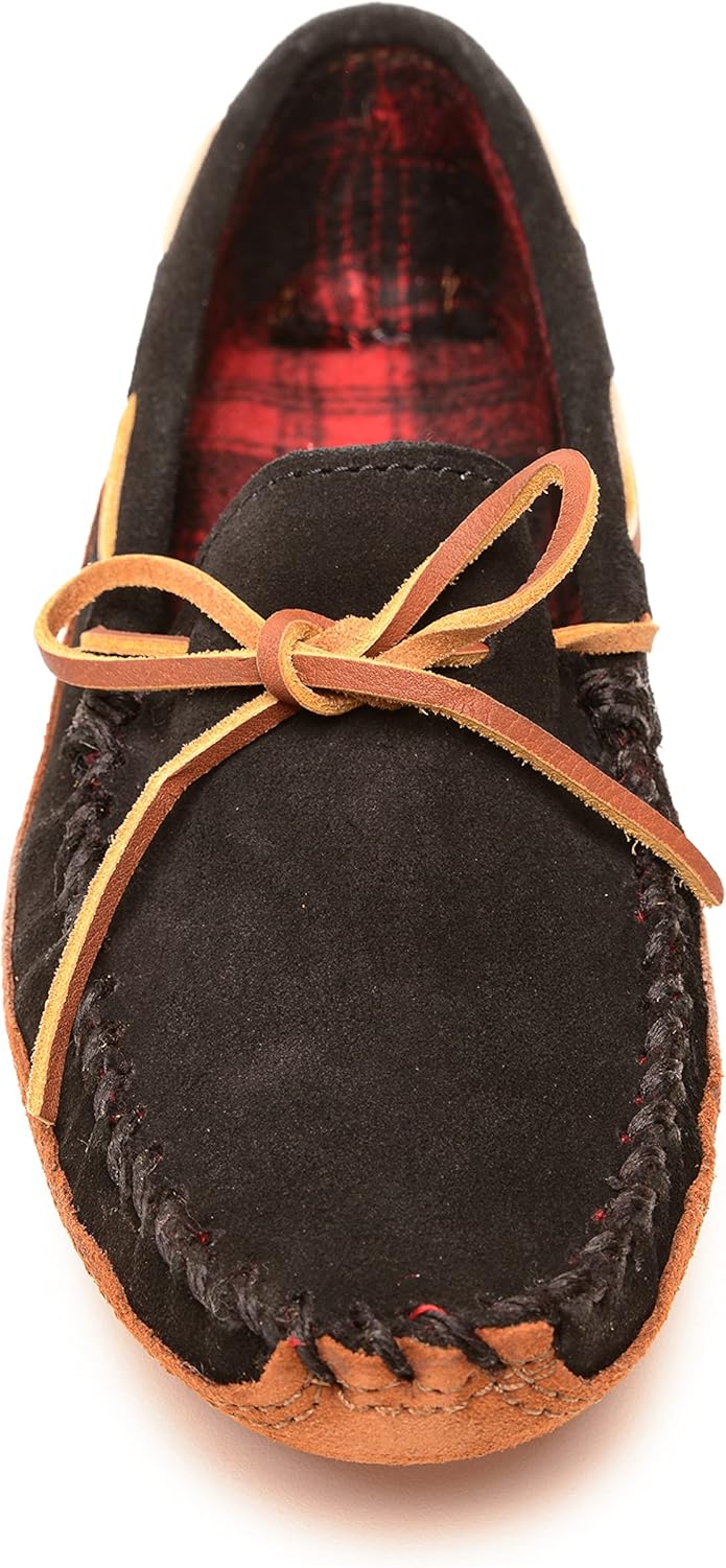 Minnetonka Men's Double Bottom Fleece Slipper