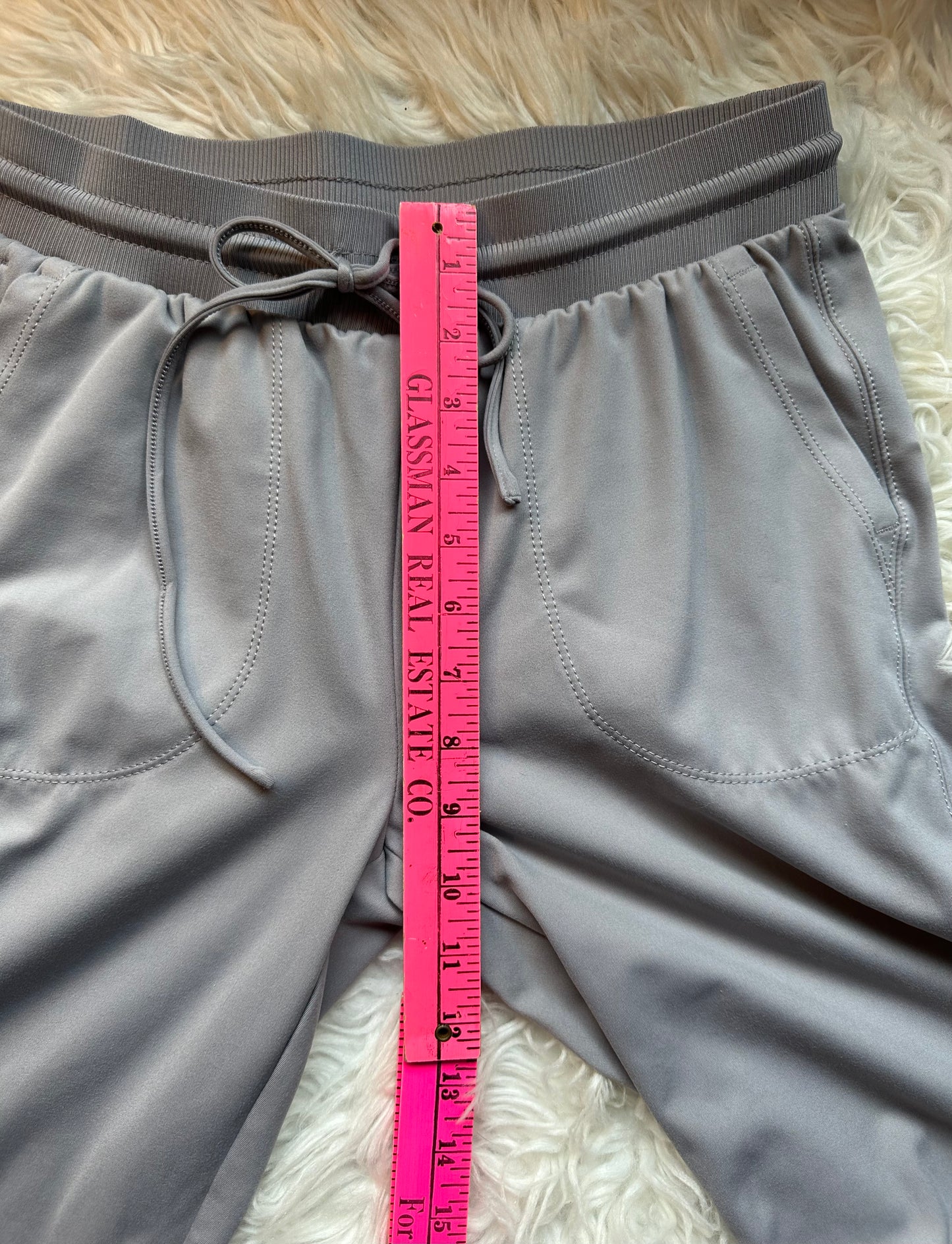 Rachel Zoe Relaxed Fit Versatile Wear Gray Stretch Drawstring Jogger Pant S NWOT
