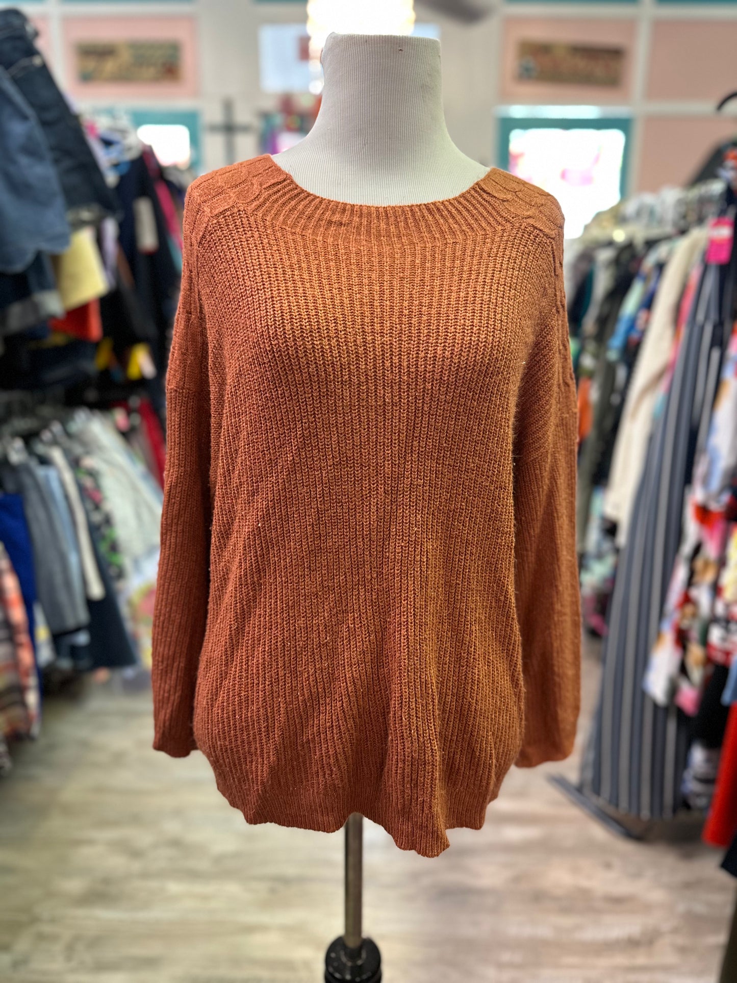 Cato Pumpkin Sweater in XS