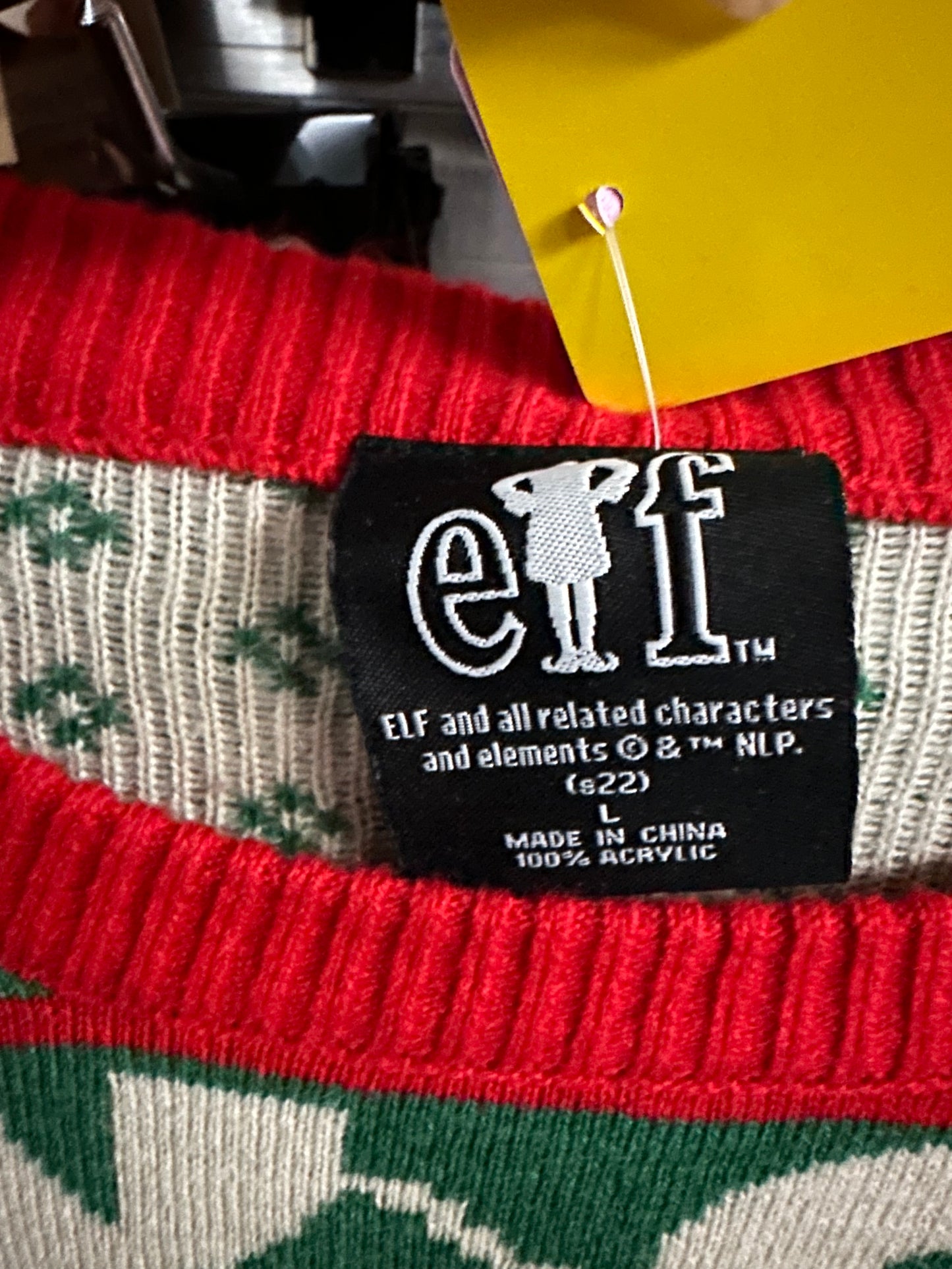 Elf Christmas Sweater in L