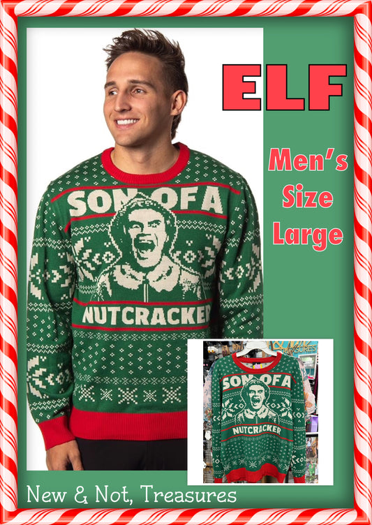 Elf Christmas Sweater in L