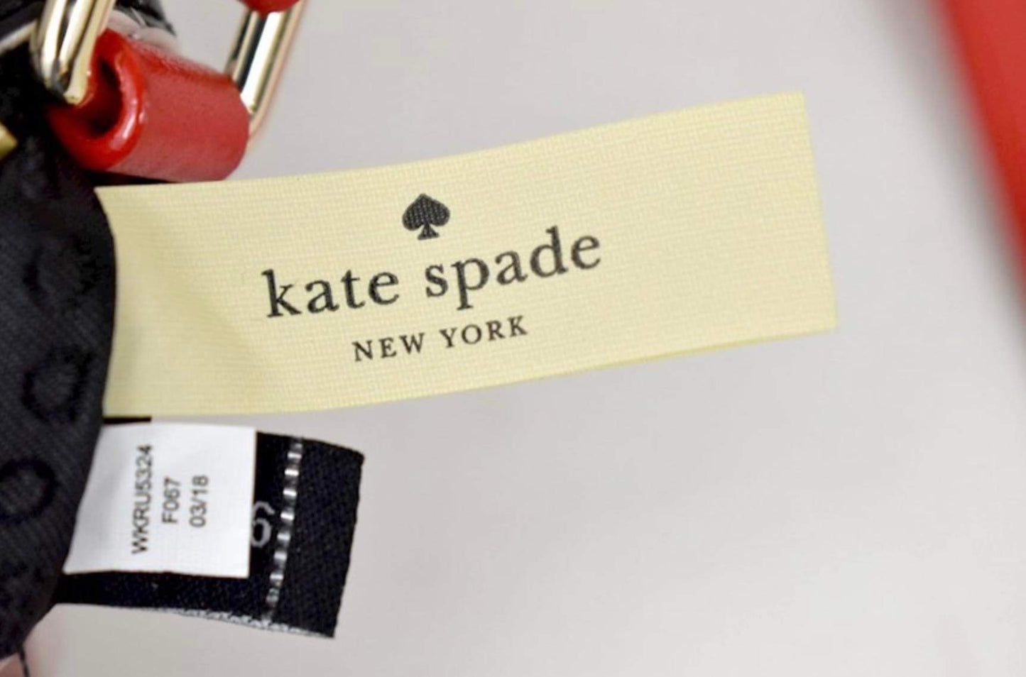 NWT  $249 Authentic KATE SPADE Extra Spicy Millie Crossbody Black Red