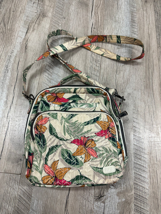 Lug Green Floral Crossbody