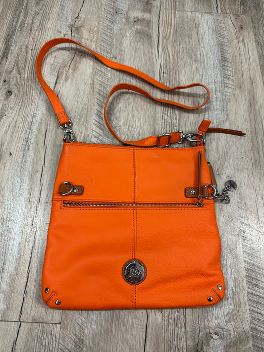 Joy Mangano Orange Crossbody Bag