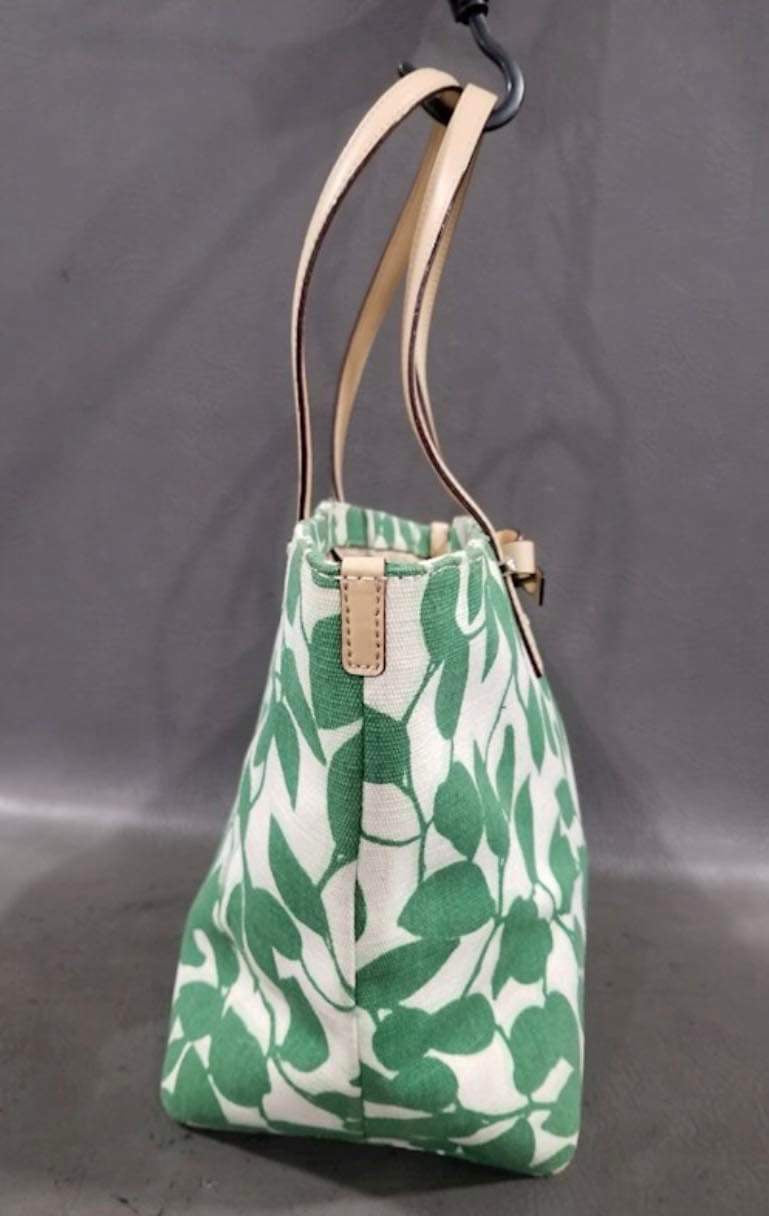 Kate Spade New York-Shoulder Bag-South Poplar Street Francis Green Leaves EUC