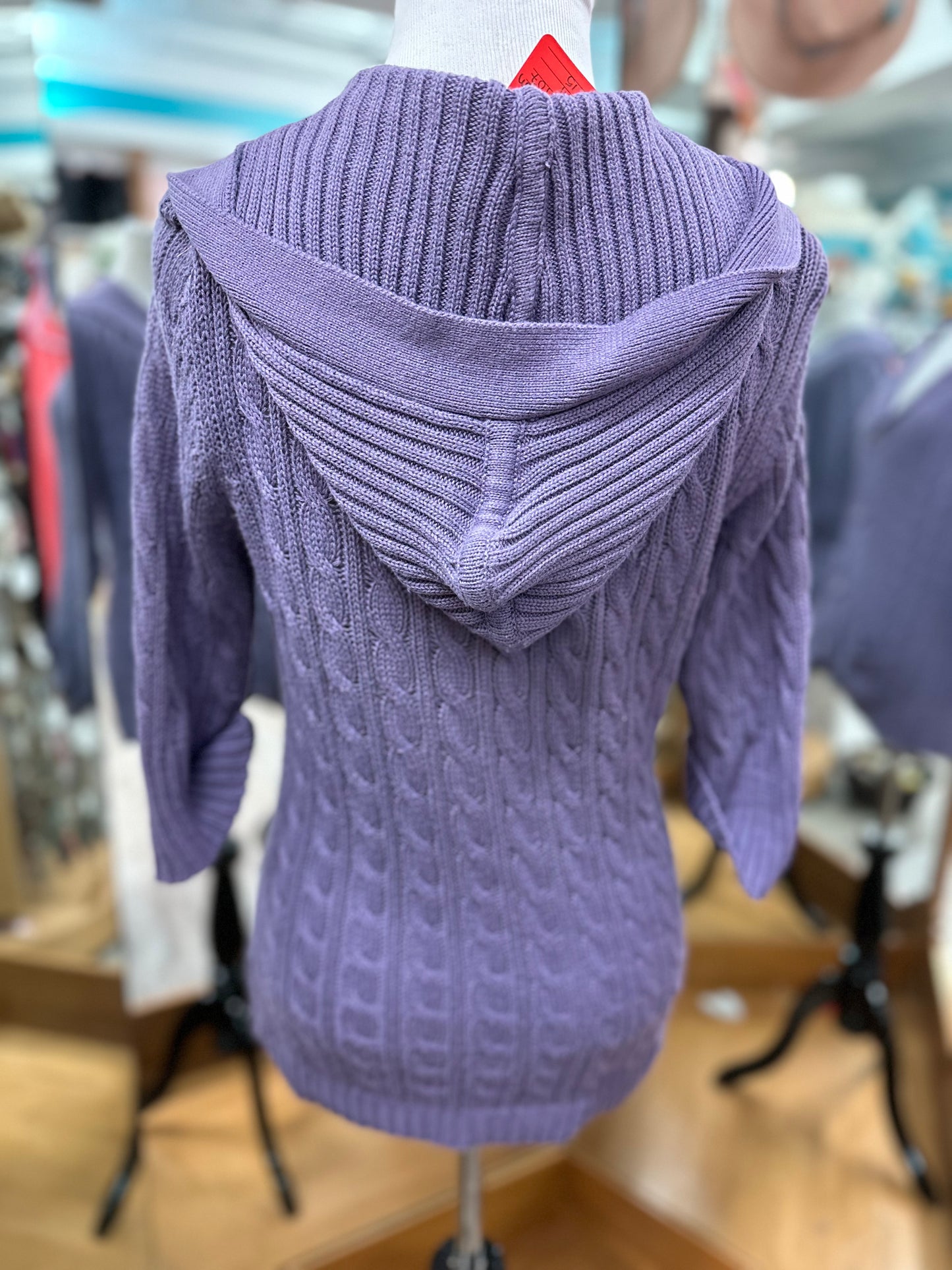 Brittany Blade Purple Cardigan in M