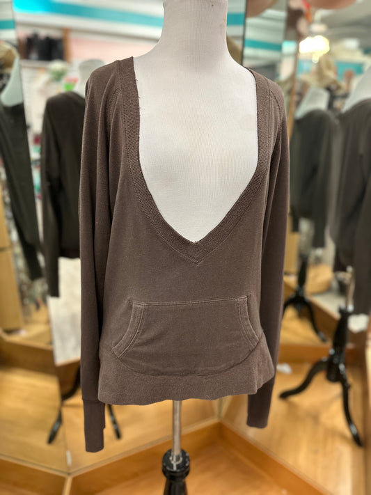 Old Navy Brown Long Sleeve Sweater in L