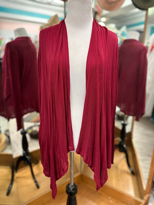 Tresics Burgundy Cardigan in S