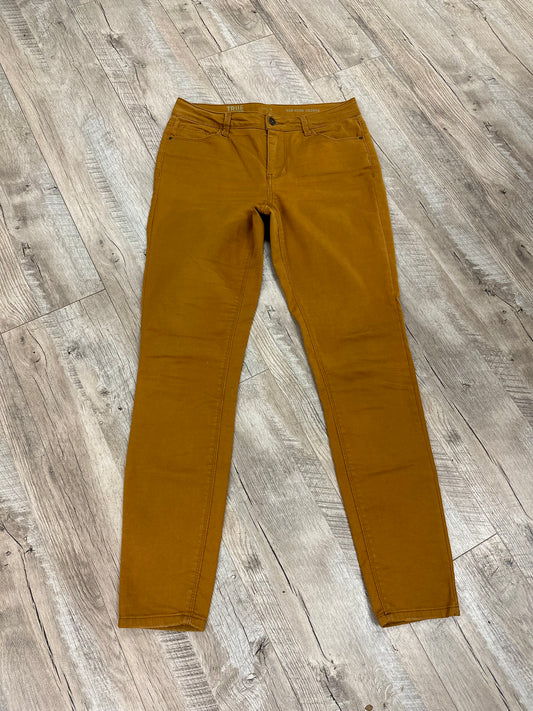 True Craft Mustard Mid-Rise Skinny Jeans in 9