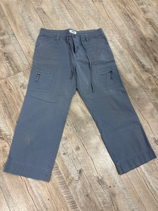 Old Navy Blue Cargo Pants in 10