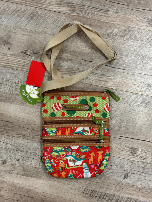 Lily Bloom Christmas Crossbody NWT