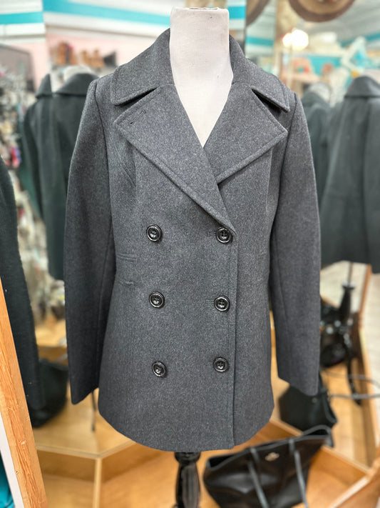 Tower by London Fog Charcoal Peacoat in M