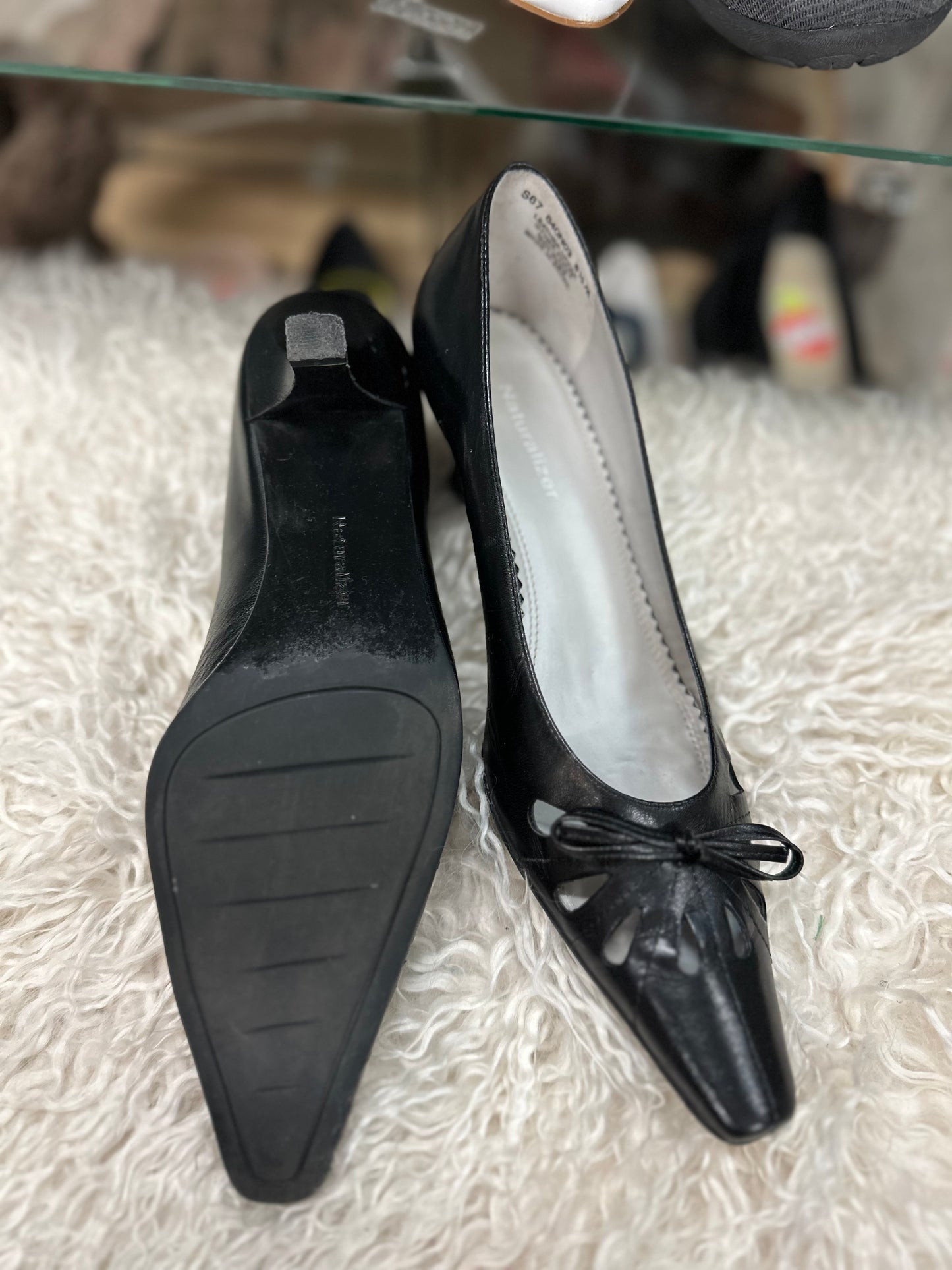 Naturalizer Black Paten Leather Heels in 8.5