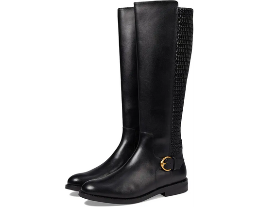 Cole Haan Black Riding Boots in 9.5