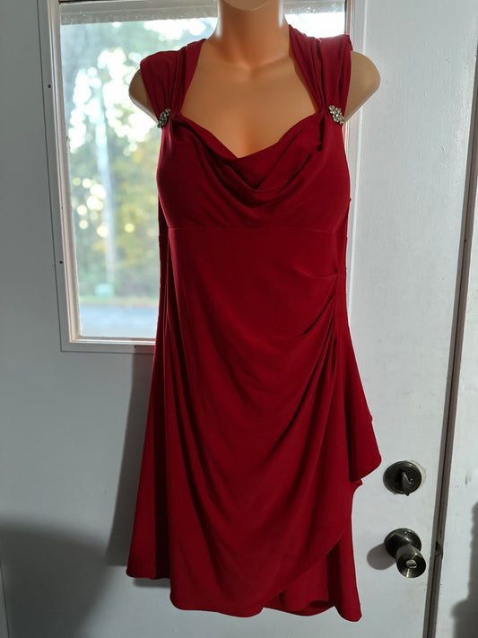 Scarlett Red Tank Dress in 16