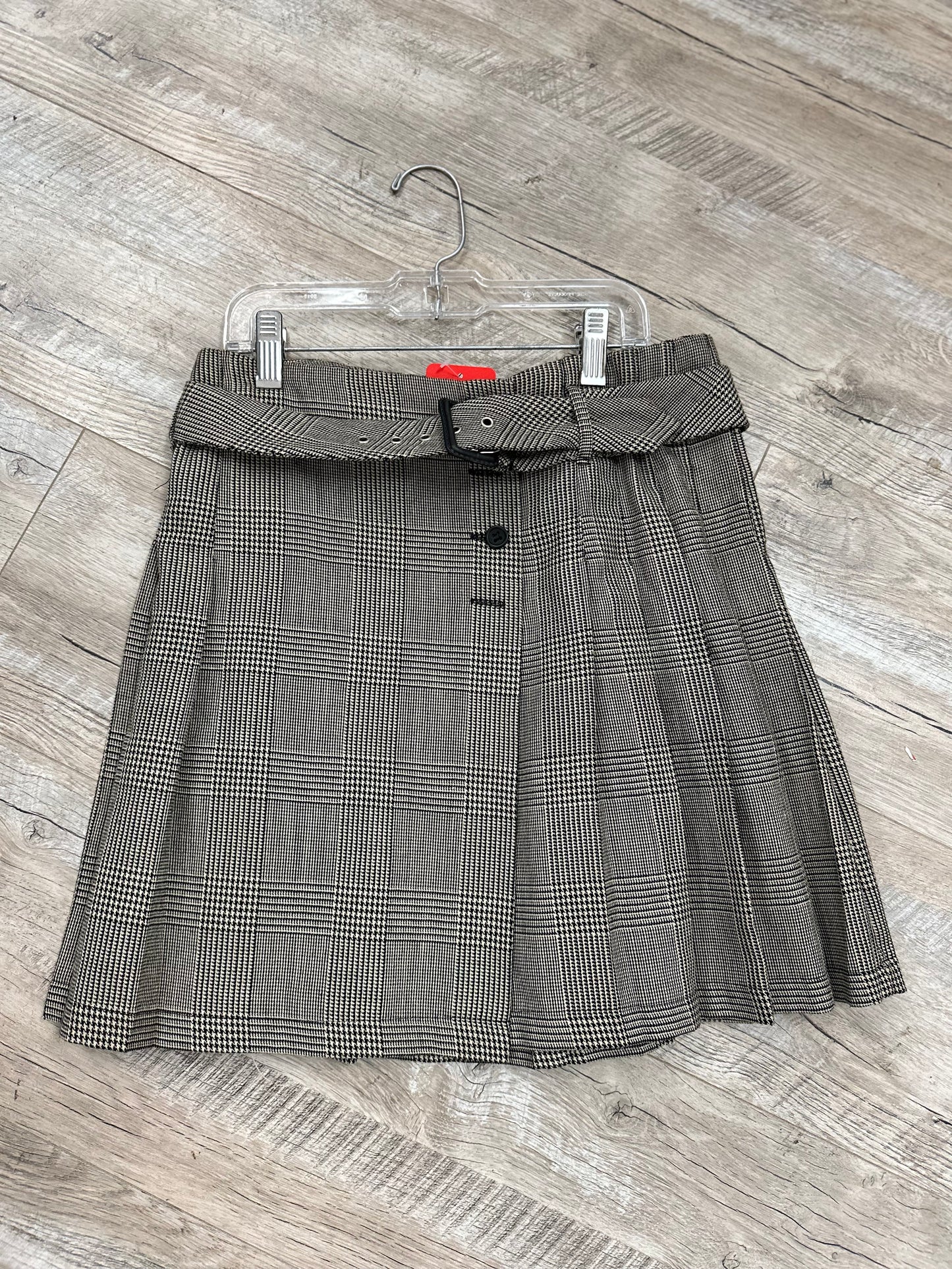 Giorgio Fiorlini Plaid Skirt with Belt in 5/6