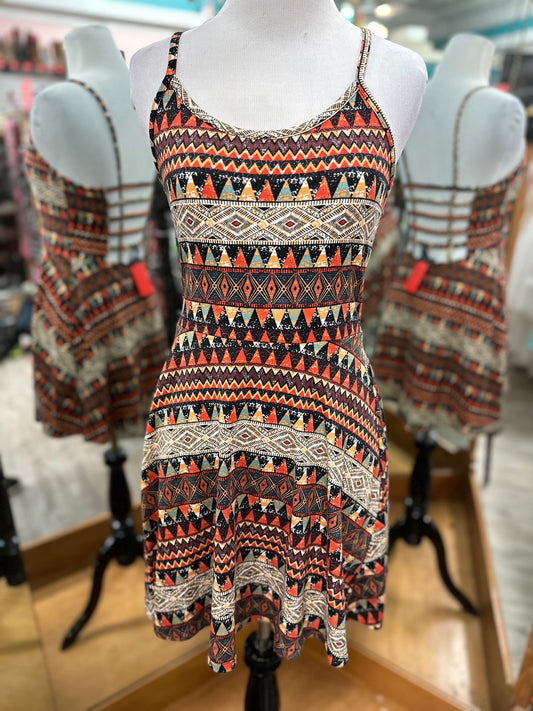 Forever21 Aztec Print Tank Dress in S