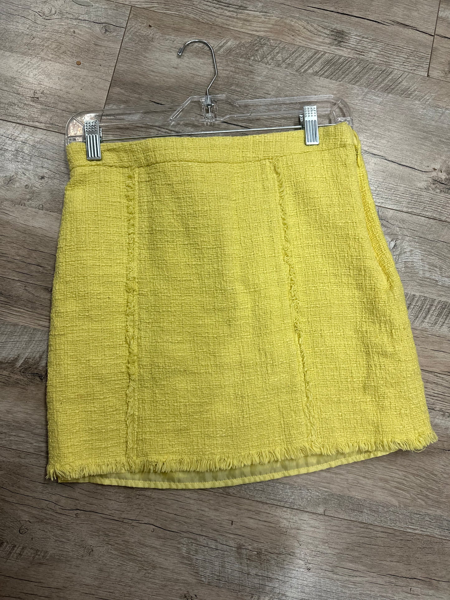 Kenar Yellow Tweed Skirt in 2