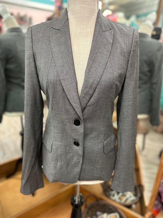 Hugo Boss Charcoal Grey Blazer Jacket in 4