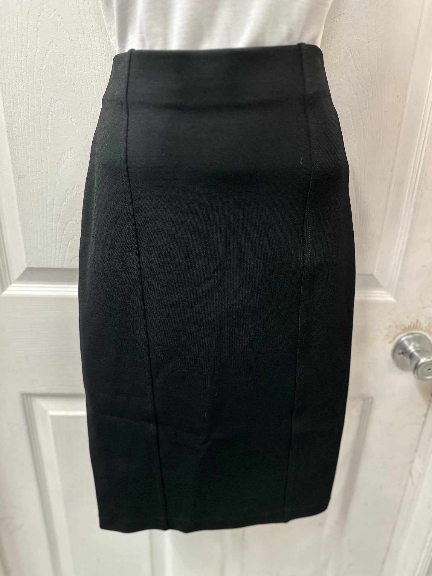 St John Caviar Black Pencil Skirt in 4