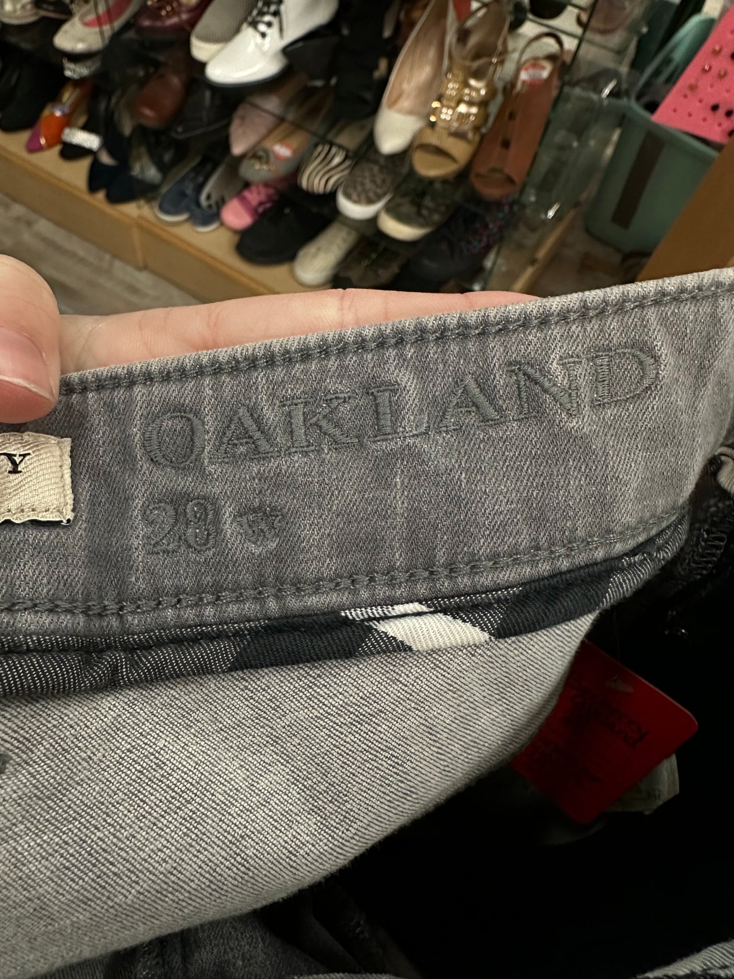 Burberry Oakland Grey Jeans in 28