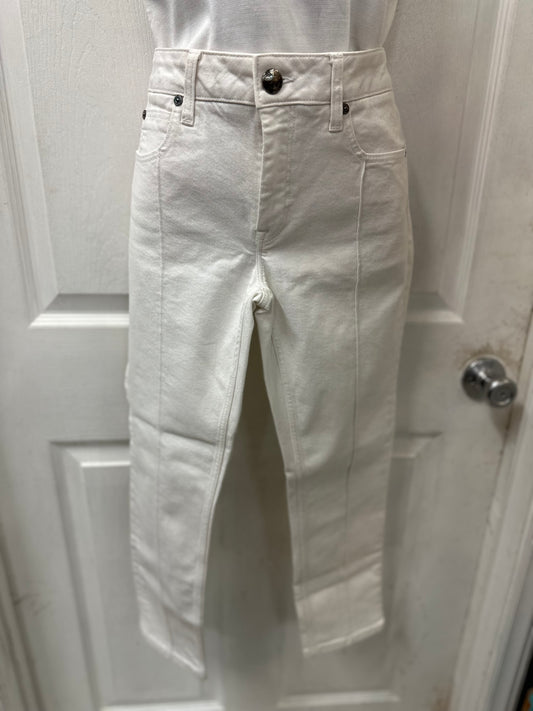 Burberry Micklesfield Skinny Leg White Jeans in 28Wx32L