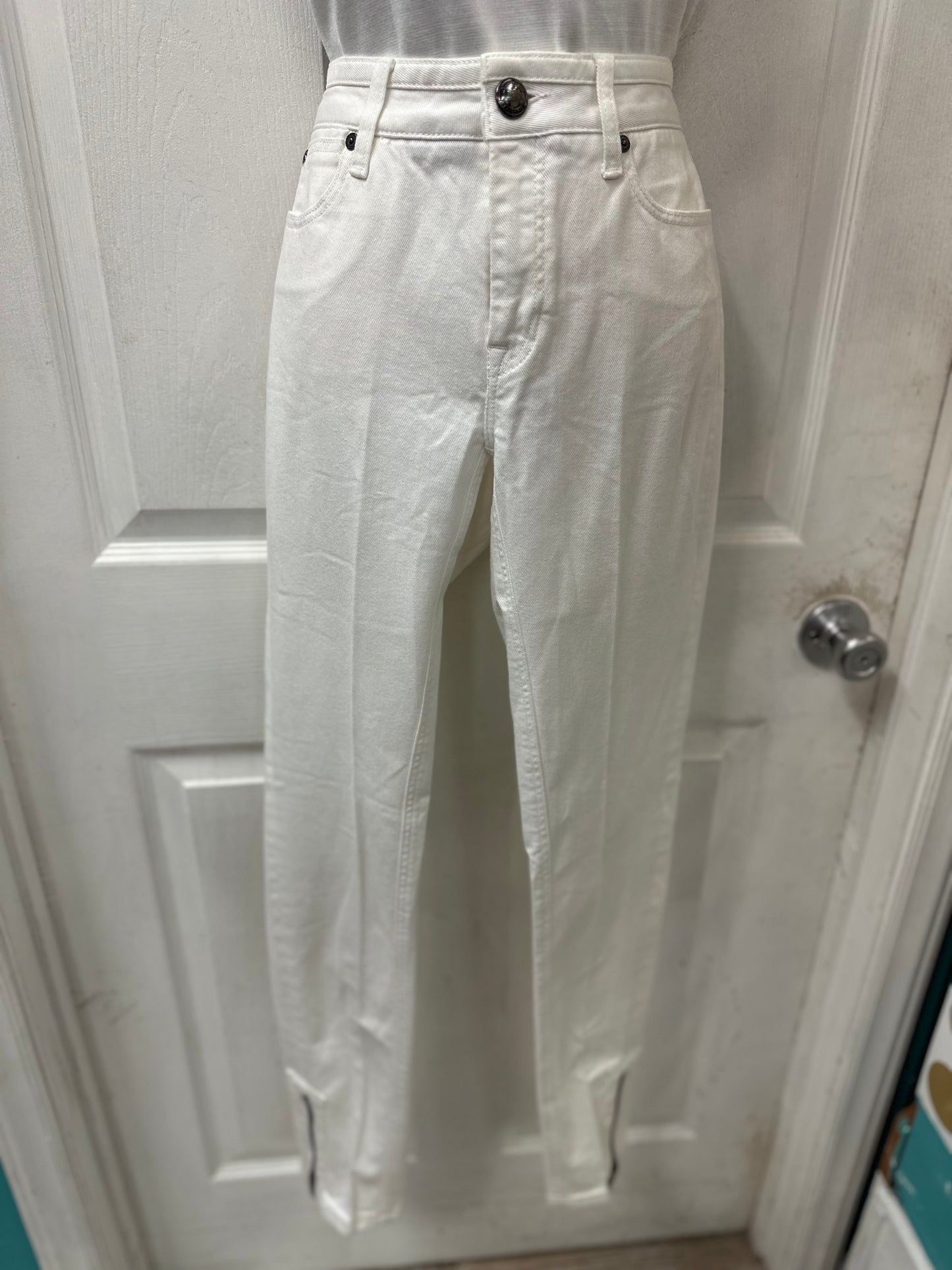 Burberry London Culham White Skinny Jeans in 28W 34L