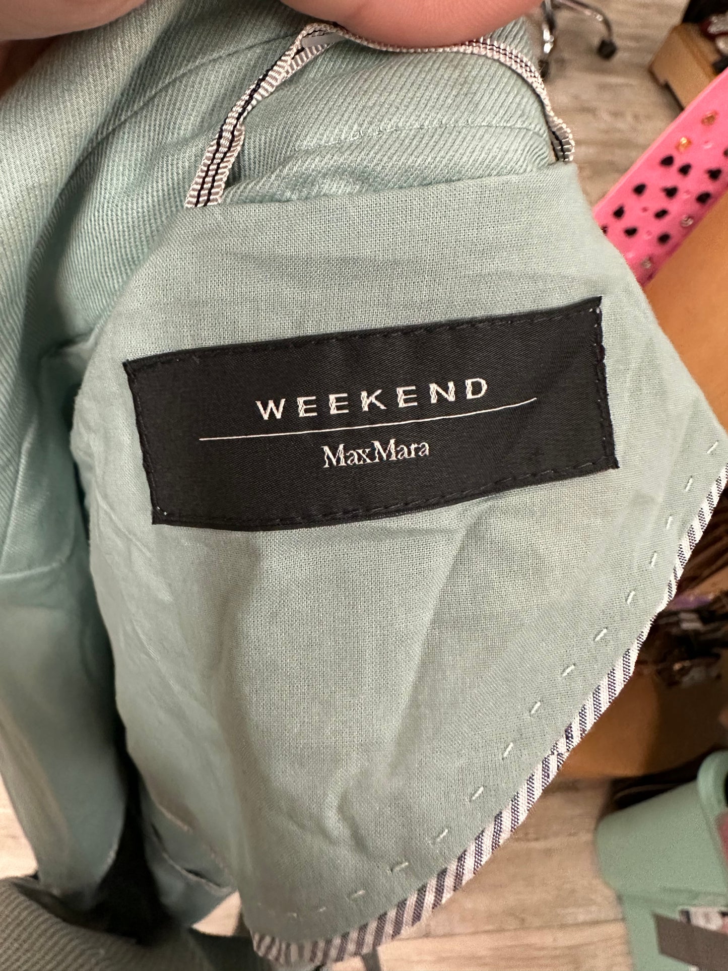 Weekend MaxMara Mint Blazer in 10