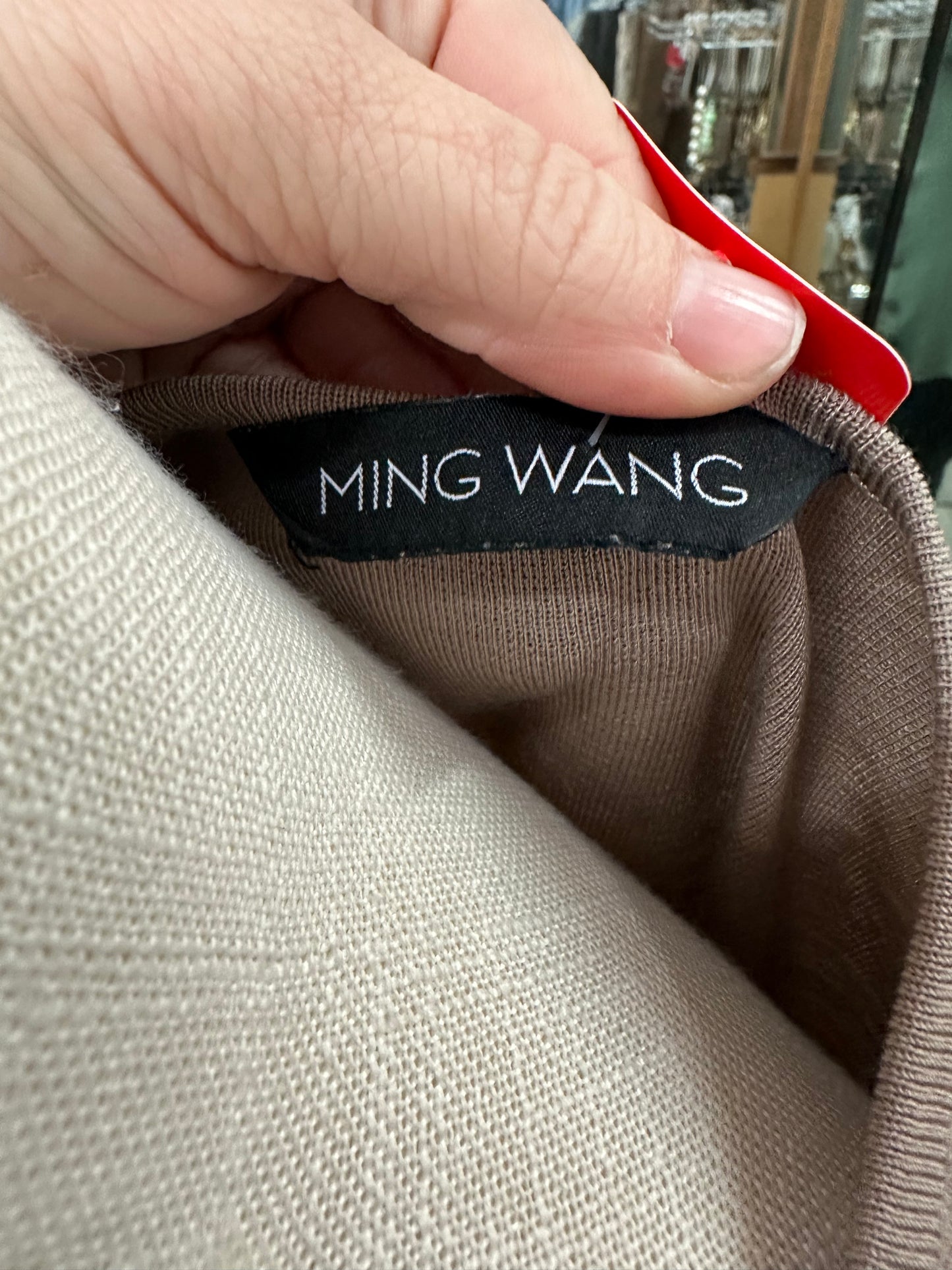 Ming Wang Brown Tank Top in L