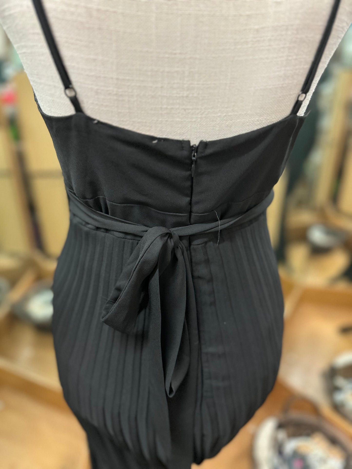 Charmed Hearts Black Tank Dress in M