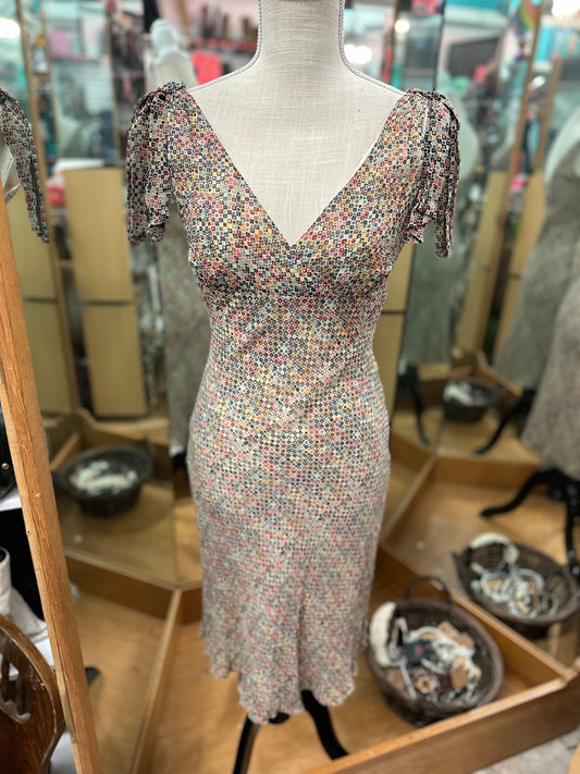 BCBGMaxazria Geometric Print Tank Dress in 4
