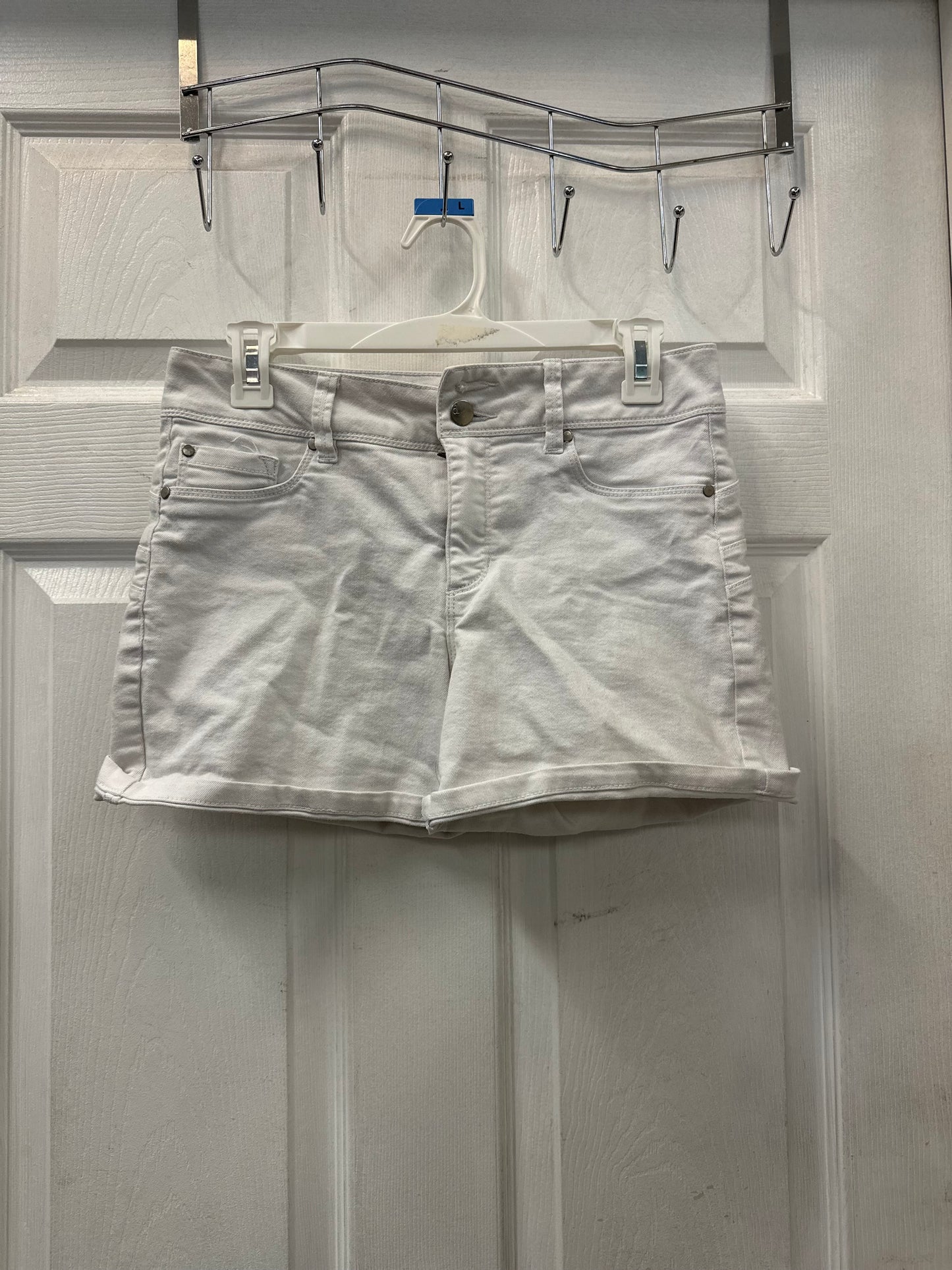 No Tag White Denim Shorts in 2