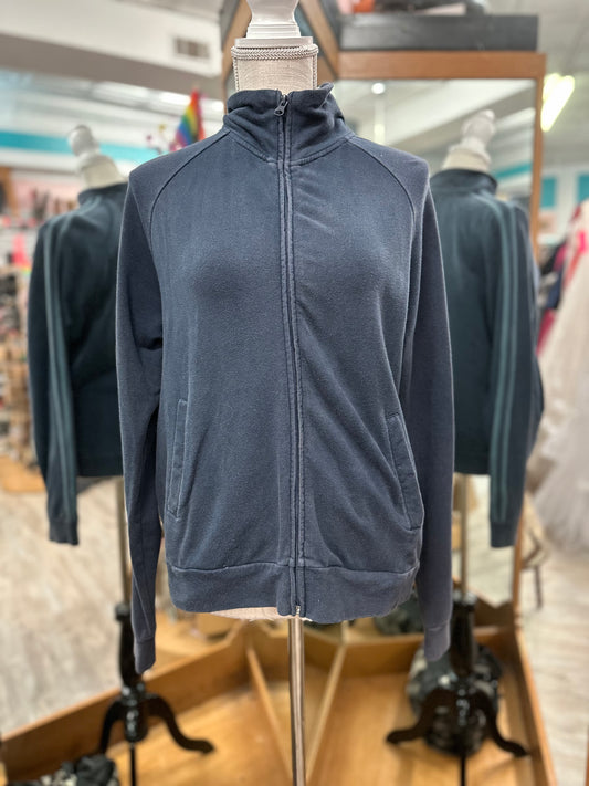 Jansport Navy Zip Up Jacket in M