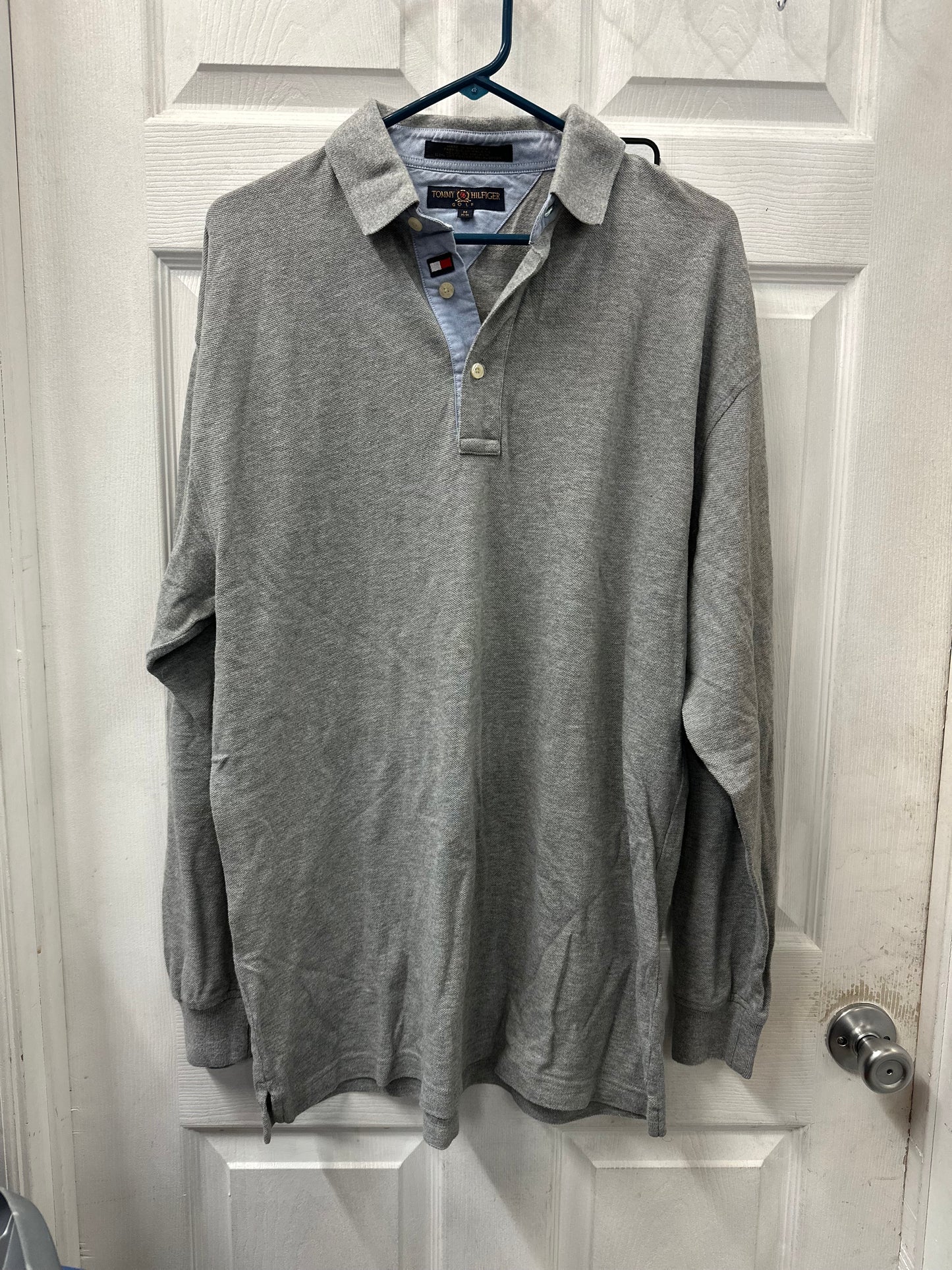 Tommy Hilfiger Golf Grey Long Sleeve Top in M