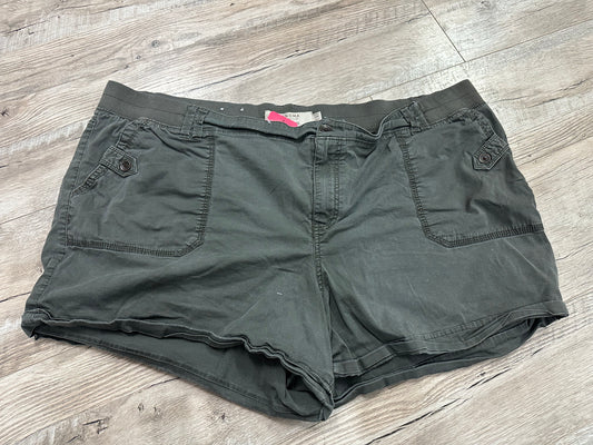 Sonoma Olive Mid-Rise Denim Shorts in 24W