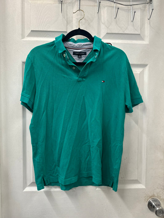 Tommy Hilfiger Green Short Sleeve Polo in M