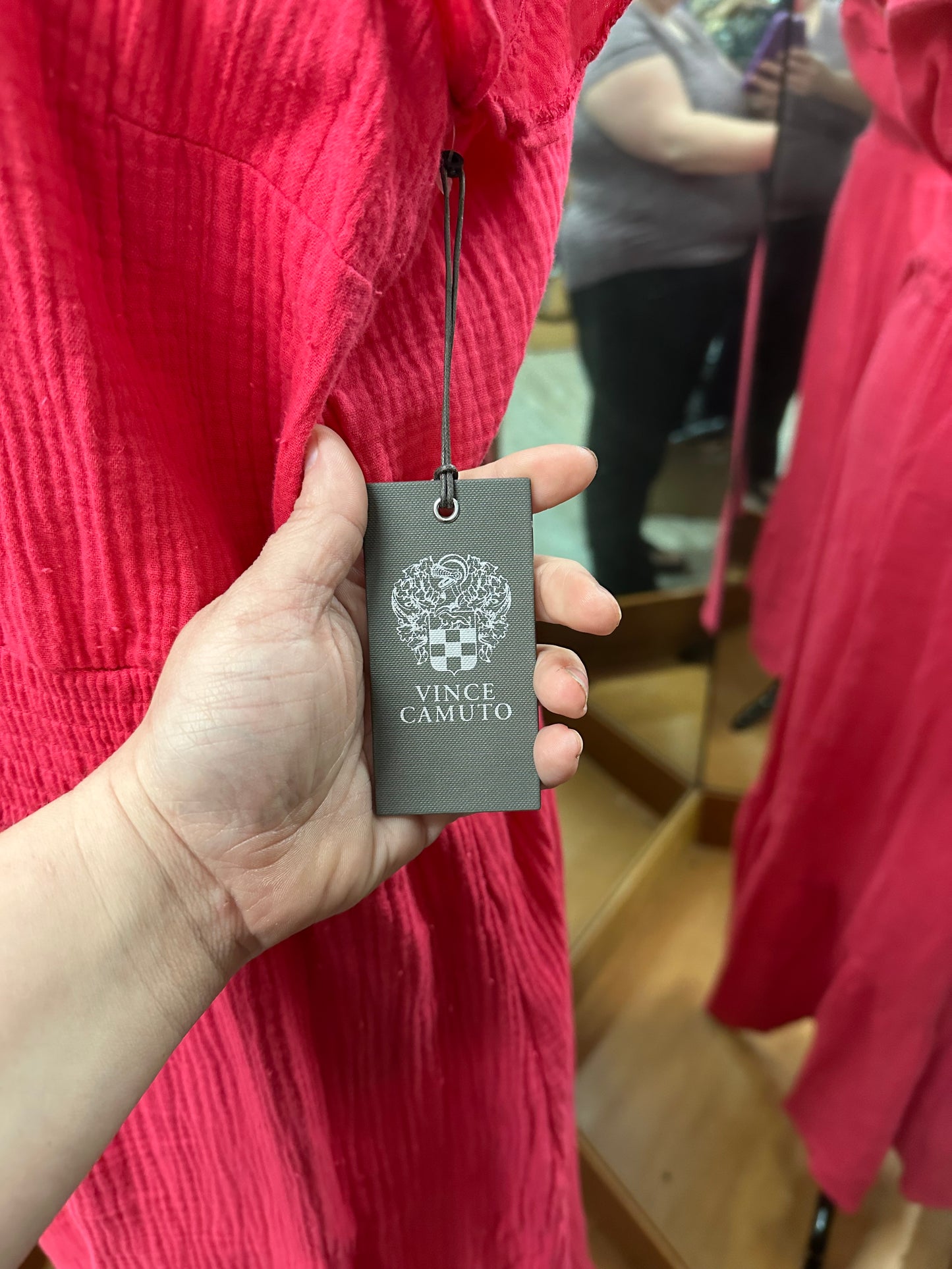 Vince Camuto Pink Gauze Maxi Dress in L