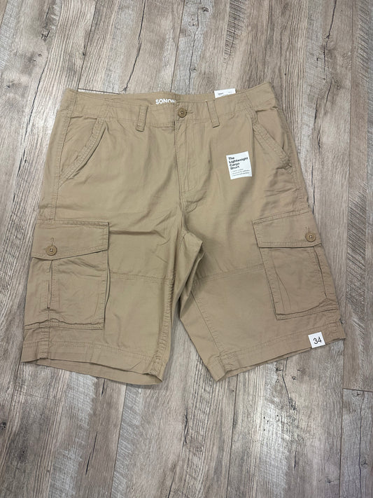 Sonoma Beige Lightweight Cargo Shorts in 34