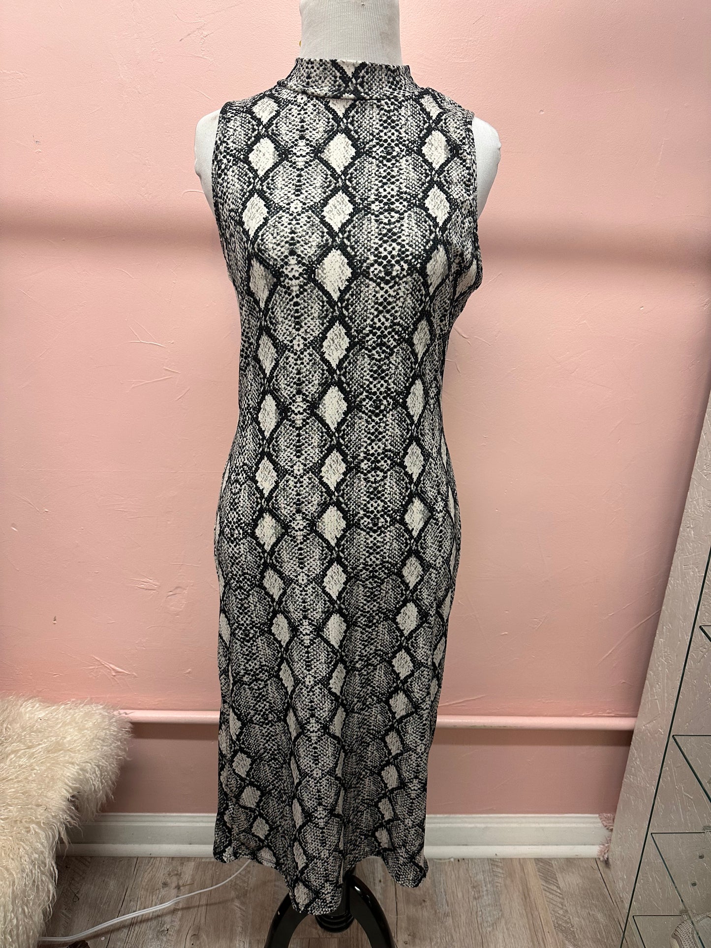 White Label Snakeskin Dress in S