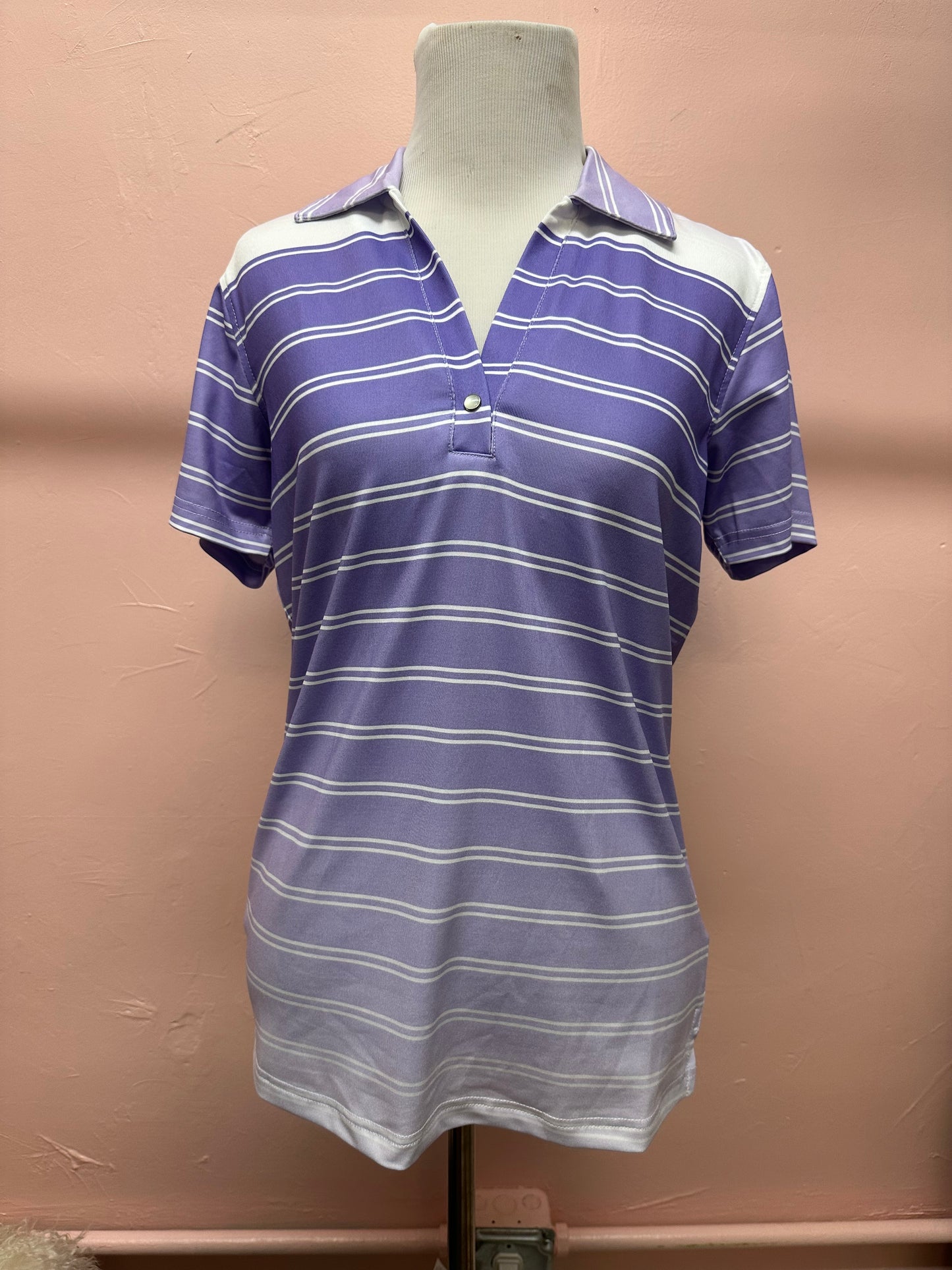 Pebble Beach Performance Purple Striped in S