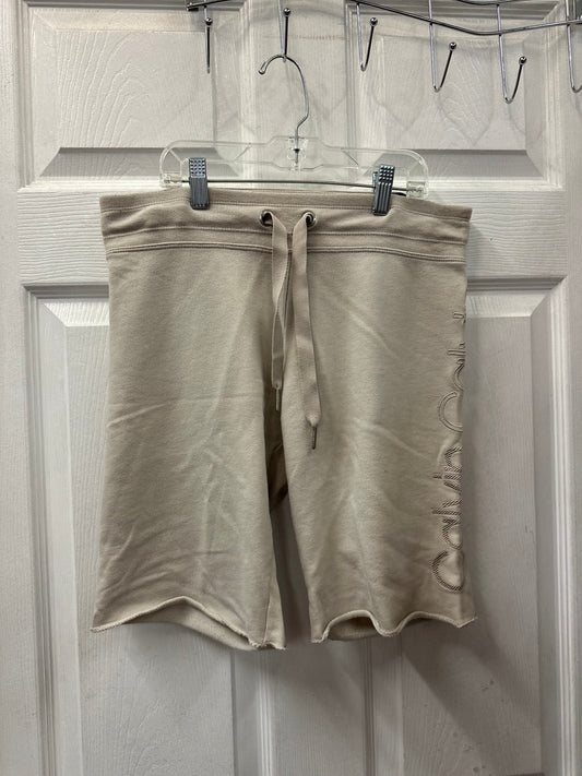Calvin Klein Performance Beige Bermuda Shorts in S