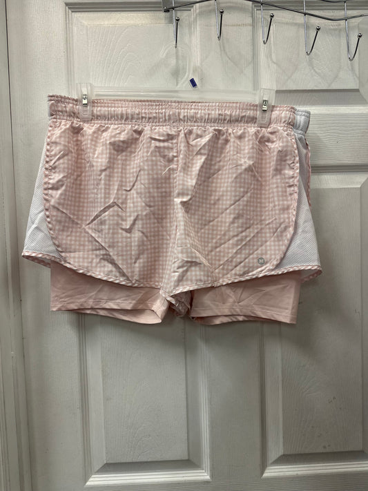 Reebok Pink Plaid Shorts in XL