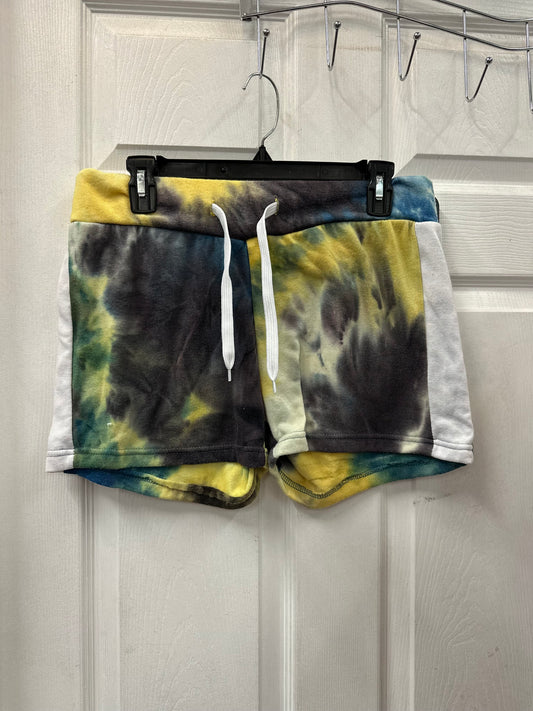 AQ-Sport Yellow Tie Dye Shorts in L