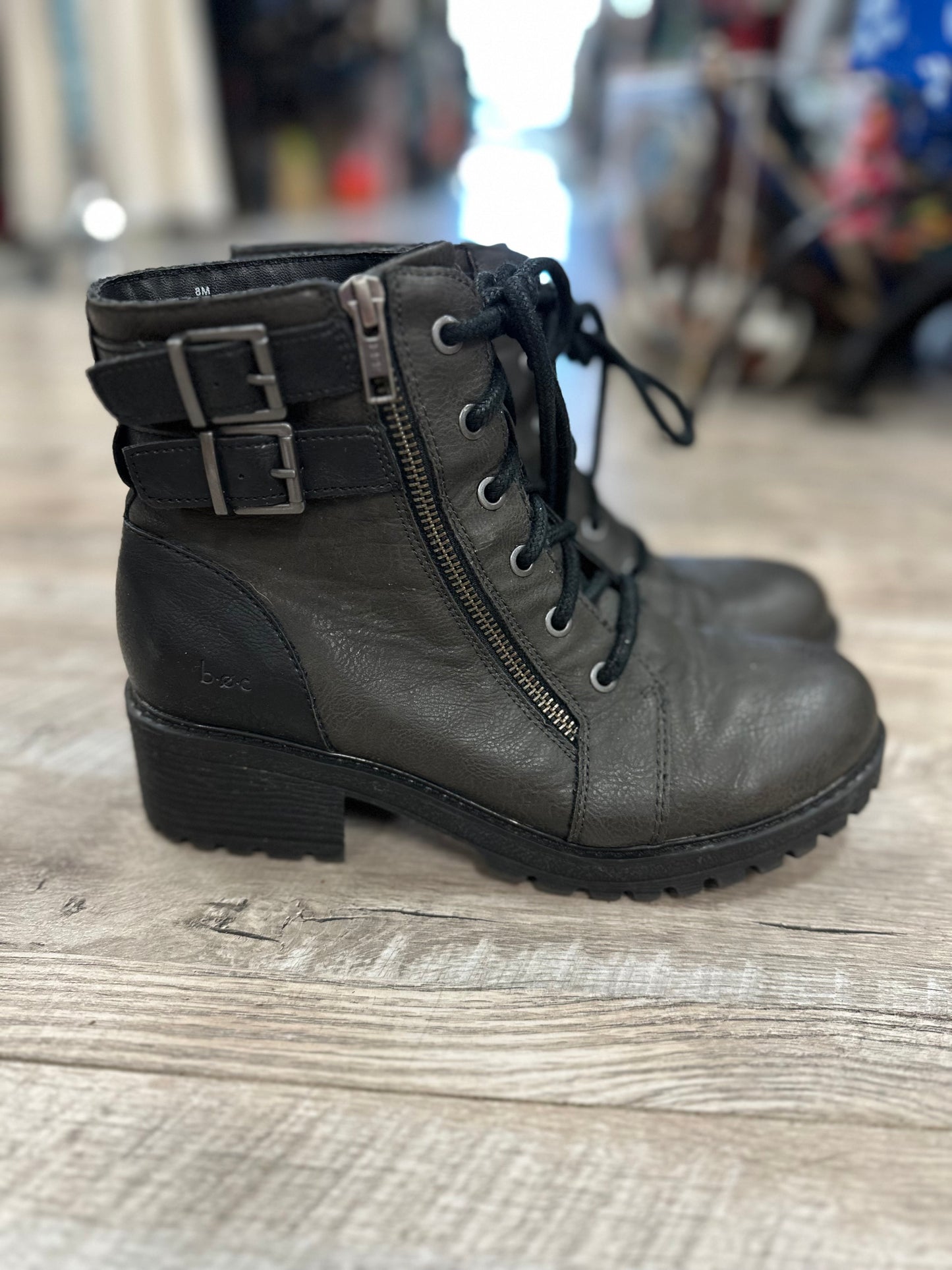 BOC Brown Combat Boots in 8