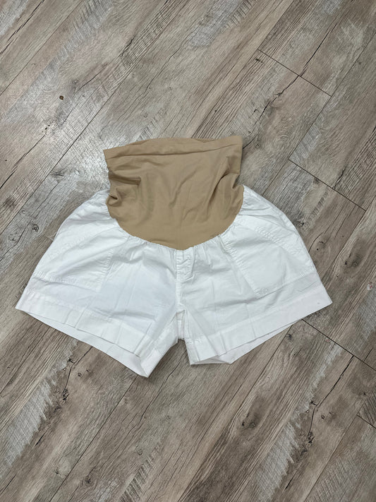 Motherhood Maternity White Shorts in L