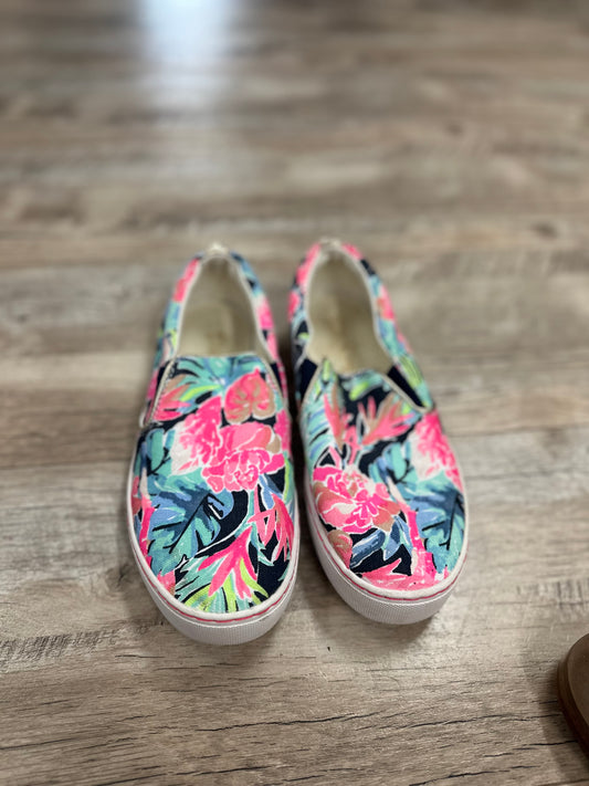 Lilly Pulitzer Floral Pattern Sneakers in 6